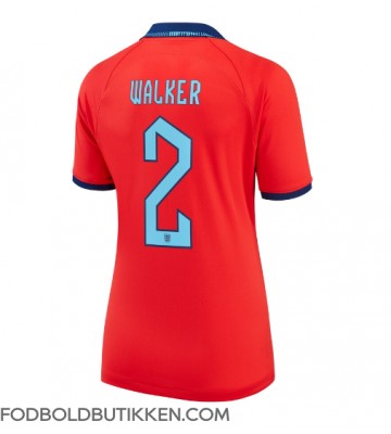 England Kyle Walker #2 Udebanetrøje Dame VM 2022 Kortærmet
